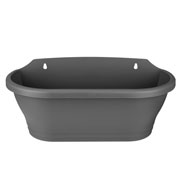 Corsica Wall Basket - 39x17cm - Anthracite  - Elho